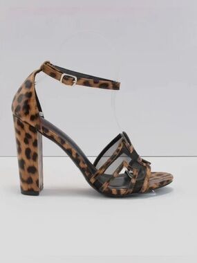 New Cheetah print Wild Diva heels